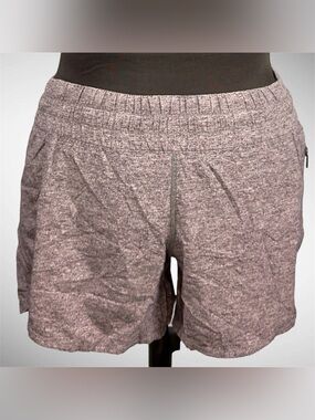 Women’s Lululemon Heathered Black Tracker Short 4” Inseam Size 8